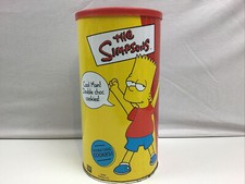 Die Simpsons Doppelschock Kekse Dose 2002 (leer) 10 cm Durchmesser
