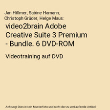 video2brain Adobe Creative Suite 3 Premium - Bundle. 6 DVD-ROM: Videotraining au