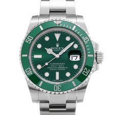 ROLEX Submariner Date 116610LV grün Gehäusegröße 40×40mm gebrauchte Herrenuhr...