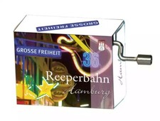 Spieluhr Mini Drehorgel /Auf der Reperbahn nachts um halb eins Hamburg 