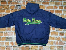 *CMP TEAM SPORT USA VINTAGE JACKE*NOTRE DAME FIGHTING IRISH*GR: XL*TIP TOP