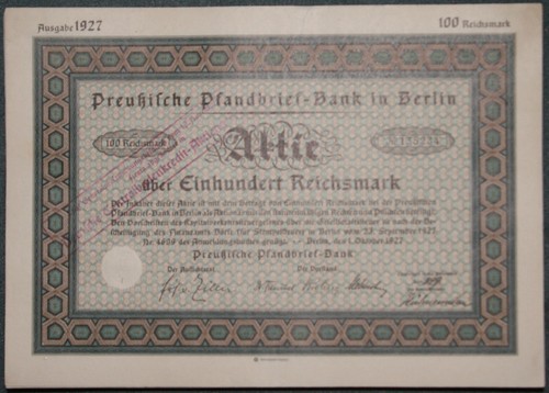 100 preußische - 100, x