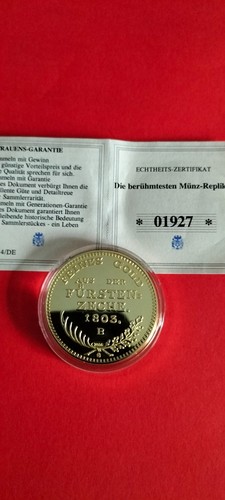 Preußen gold dukat - preußen, 1803b