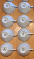 Seltmann Weiden Kaffeetassen in weiß mit Goldrand Porzellan