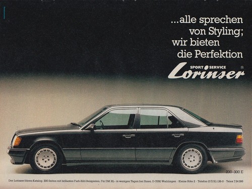 Lorinser reklame - -,