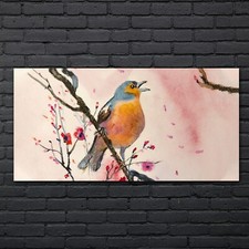 Gemälde Zweig Blumen Tier