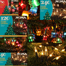 Klassische Weihnachtslichterkette im Retro-Stil LED von Noma