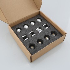 8Sets Lautsprecher Stand Füße Pad Aluminium Legierung Spikes Kegel BodenM23*20