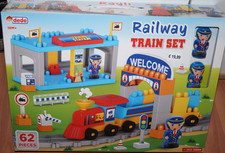 dedé Eisenbahn-Set 62 Teile