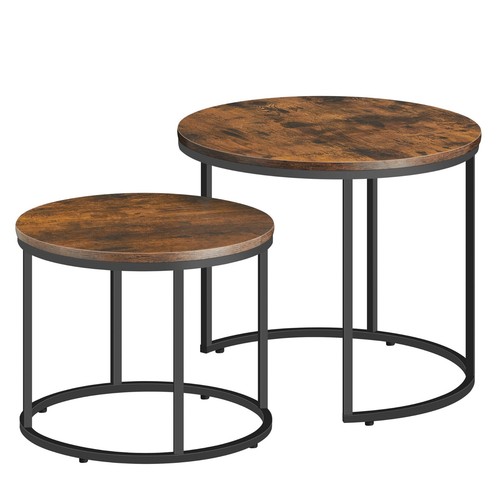 Couchtisch rund 2er set - couchtisch,