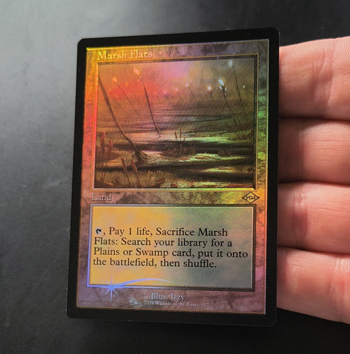 Mtg foil marsh flats - mtg,