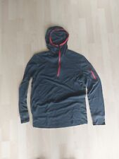 Icebreaker  Hood Halfzip 1/2zip Longsleeve Shirt   Gr. L Grau