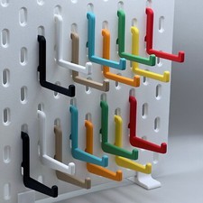 Haken passend für Ikea Skadis Lochplatte - verschiedene Farben und Ausführungen