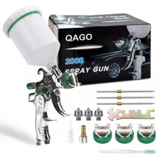 Neu HVLP Lackierpistole Autolack Spritzpistole Lackpistole Düsen Edelstahl DHL