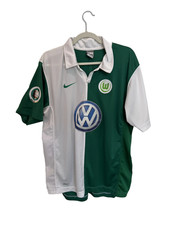 VfL Wolfsburg Trikot 2004/05 Nike Volkswagen Costa #5 L DFB-Pokal Patch