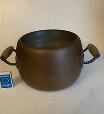 Vintage Kupfer Kupfertopf Fondue Käsefondue Stöckli Nestal Schweiz Kessel Topf