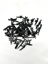 10x LEGO-kompatibles Waffen-Zubehör-Set Schwarz