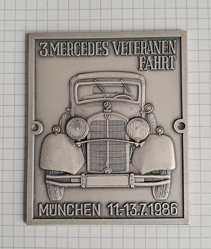 Plakette mercedes veteranen - plakette, 3.