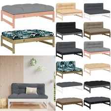 Gartenmöbel Mittelsofa Hocker