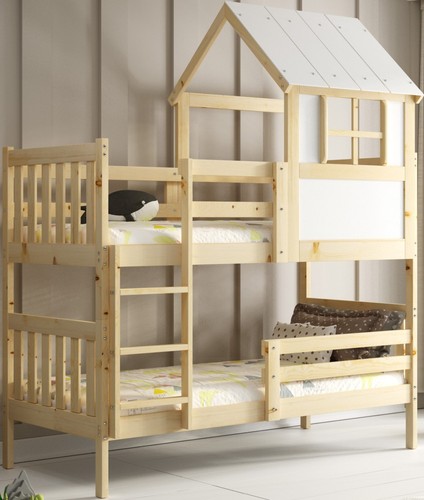 Etagenbett hausbett 190x90cm - etagenbett,