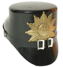 Hamburger Poizei Tschako Polizeihelm Hamburg Helm Helmet Miniatur Tschakohelm