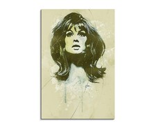 60x90cm Jean Shrimpton Aqua