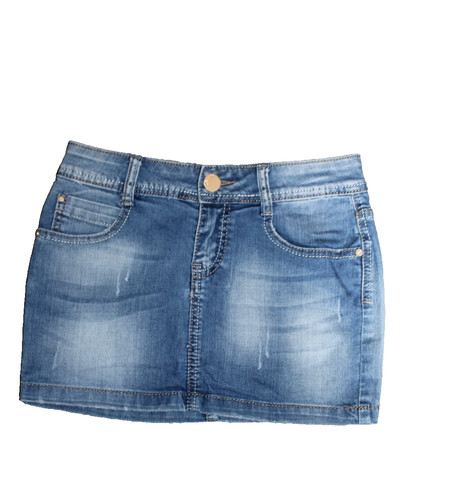 Jeans minirock marke kiss - minirock, pink