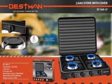 Elektroherd 4 Gaskochfeld