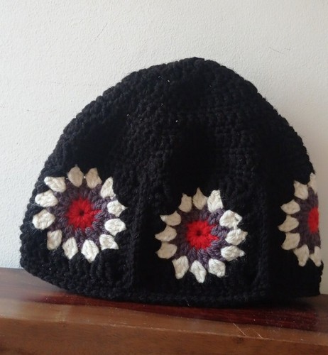 Häkelmütze granny square - ​häkelmütze,