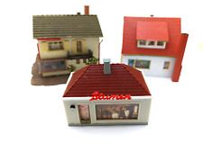 3 alte Stadthäuser / Blumenladen TT / HO  DDR Modelleisenbahn  H3