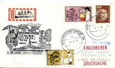 MSP 09 - Fregatte BRAUNSCHWEIG - -4.-7.86 - überbalkter R-Zettel Jade