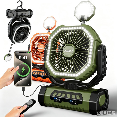 20000mah camping ventilator - 20000mah,