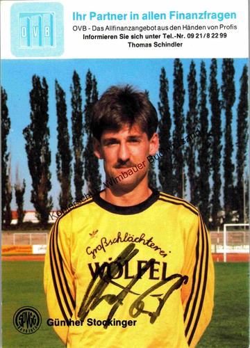 Original autogramm günther - original,