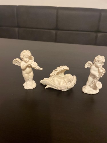 3er engel putten figuren set - putten,