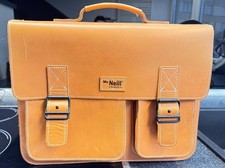 McNeill Handmade Echtleder Aktentasche / Schulranzen – 90er Jahre (Selten!)