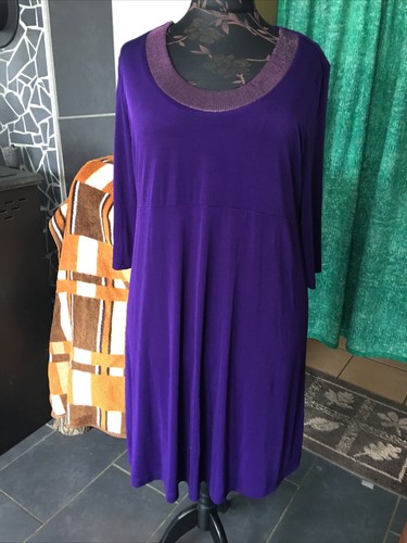 Slinky festtags kleid lila - festtags, in