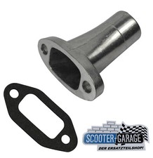 Ansaugstutzen 20mm + Dichtung für Zündapp C 50 Sport / GTS 50 / KS 50