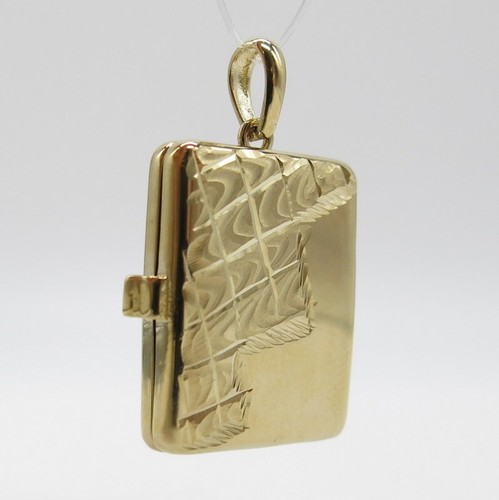 585 gold medaillon - gold,