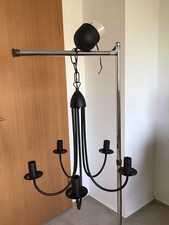 Deckenlampe schwarz 5-flammige