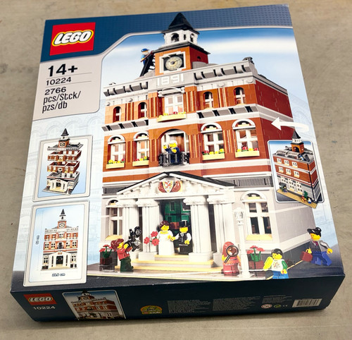 Lego 10224 town hall - hall, rathaus