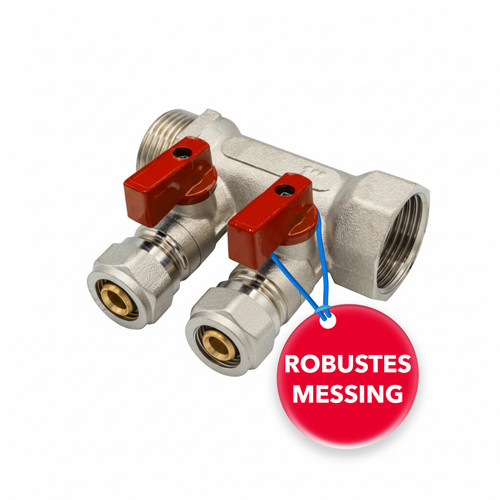 Heizkreisverteiler messing - heizkreisverteiler,