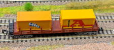 Iberten Spur N Rungenwagen Güterwagen mit 2 Container