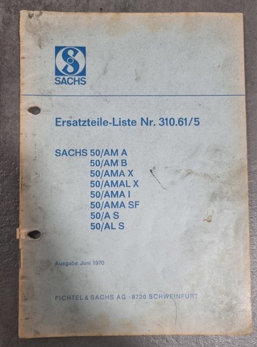 Ersatzteilliste sachs am - ersatzteilliste, 50/am