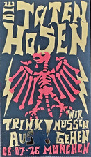 Tickets Stehplatz Innenraum München 8.7.2026 - Die Toten Hosen - AUSVERKAUFT!
