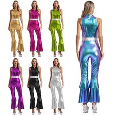 Damen disco kostüm - damen, hippie