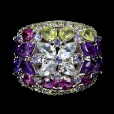 925 Sterlingsilber Ring Birne