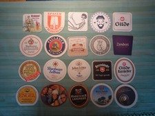 aus Bierdeckelsammlung,  20 verschiedene Bierdeckel 