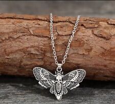 Totenkopfmotte Halskette Gothic