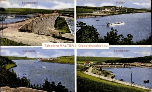 Malter dippoldiswalde im - ak,