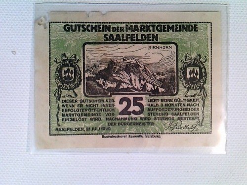 Notgeld marktgemeinde - notgeld,,